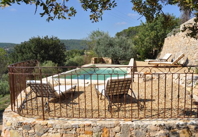 House in Cotignac - Le Collet : Comfortable Holidayhome with an Amazing view  over the Green Provence