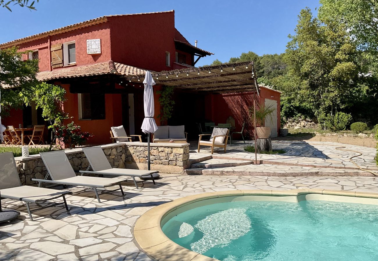 House in Cotignac - Les Valérianes, 3 stars holidays home in Provence with private pool