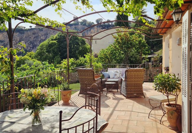  in Cotignac - La Belle Etoile : private garden and terrace with exceptional setting