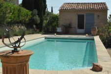 House in Cotignac - Arts & Flores : Seasonal rental in Provence Quiet holidays with Air conditioning, (heated) private pool and WIFI