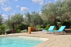 House in Cotignac - Arts & Flores : Seasonal rental in Provence Quiet holidays with Air conditioning, (heated) private pool and WIFI