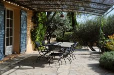 House in Cotignac - Arts & Flores : Seasonal rental in Provence Quiet holidays with Air conditioning, (heated) private pool and WIFI