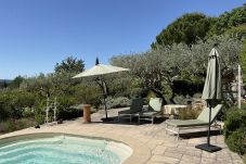 House in Cotignac - Arts & Flores, Quiet holidays in Provence with Aircon, (heated) private pool 