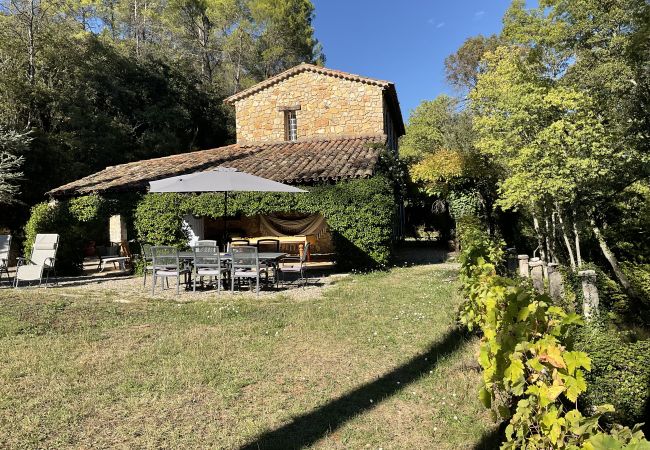 Country house in Entrecasteaux - Lou Cigalou, holidays in Provence, 8 guests, private pool